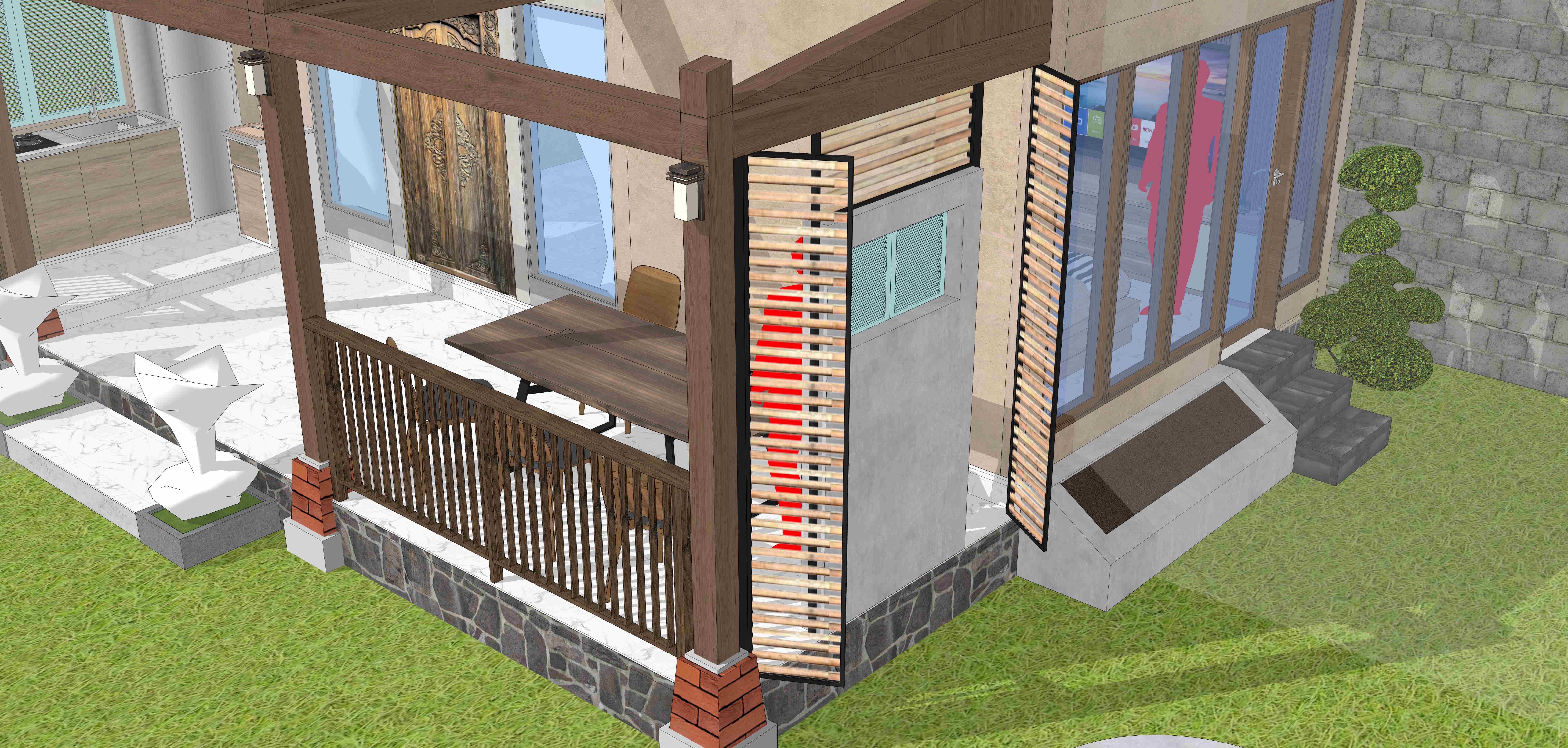 Guest House Tagtag — Seminyak architectural detail showing design elements and materials - Image 4
