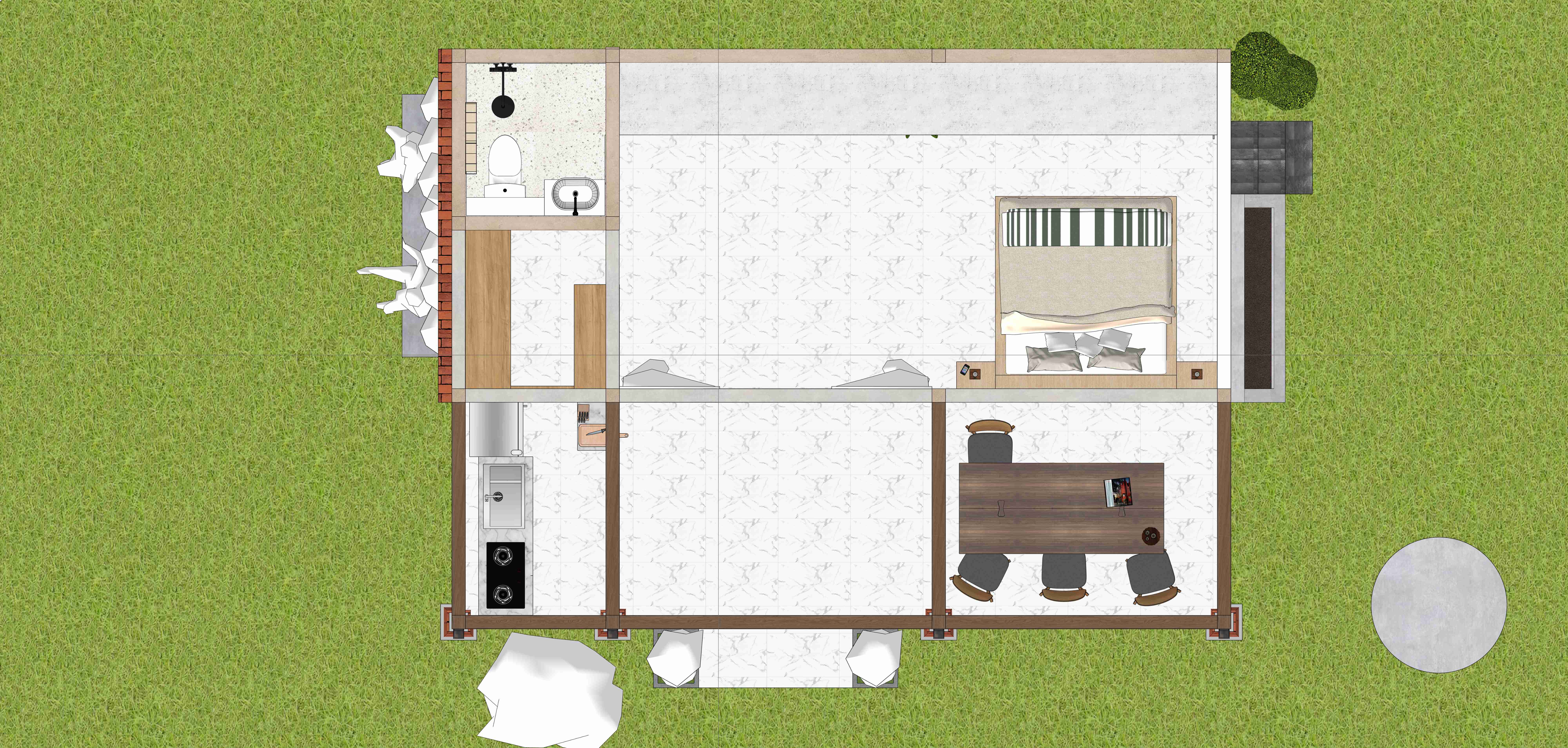 Guest House Tagtag — Seminyak architectural detail showing design elements and materials - Image 6