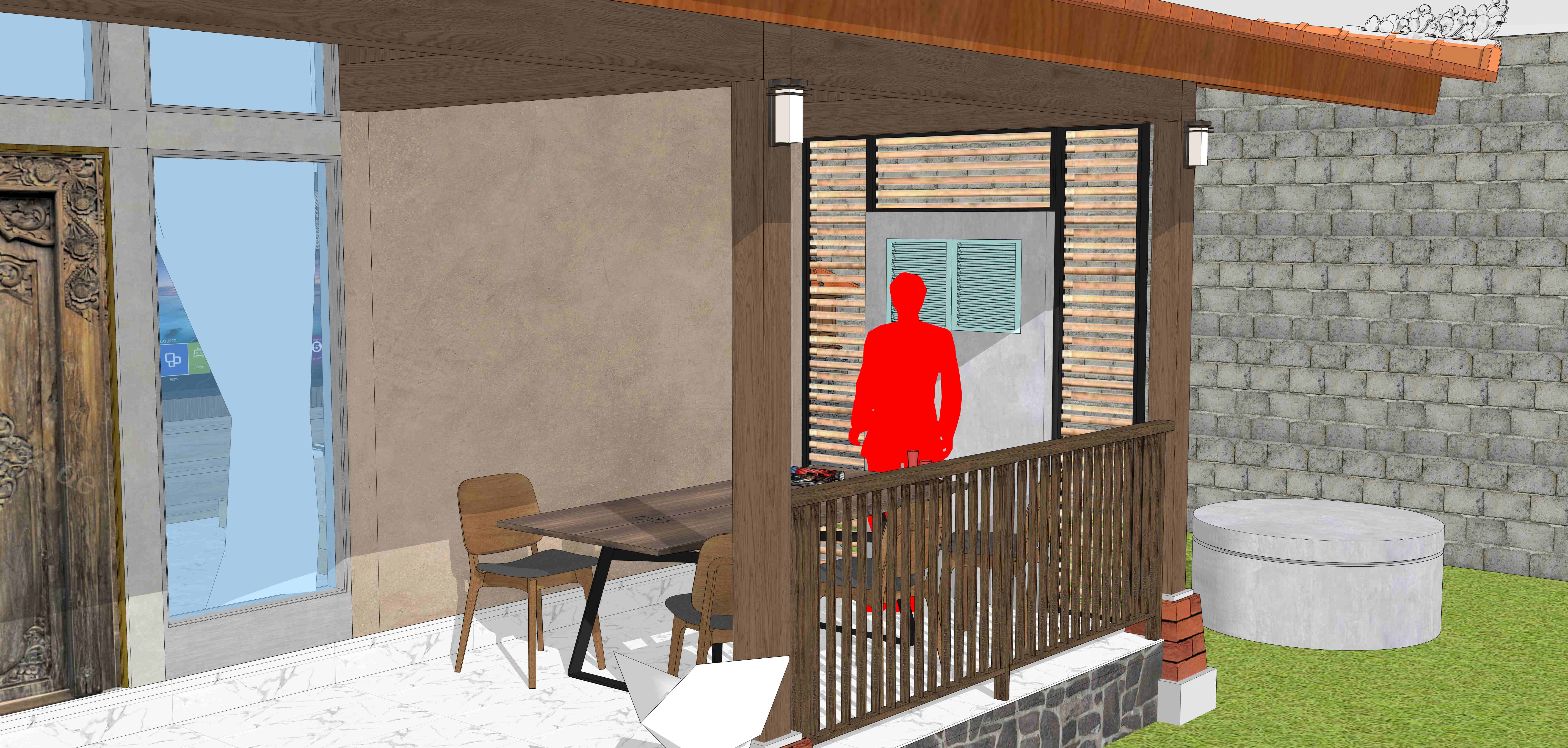 Guest House Tagtag — Seminyak architectural detail showing design elements and materials - Image 2
